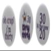 A&T Designs Set 3 Dirty Thirty Happy Birthday Themed 2.25" Keychains 30 view 1