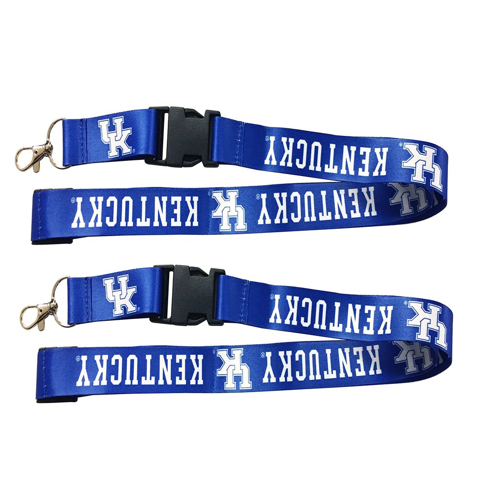 Kentucky Wildcats Cloth Lanyard Key Chain 2-Pack Officially Licensed Collegiate Product