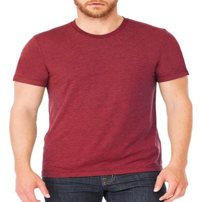 BELLA+CANVAS Perfect Tri-Blend Fashionable T-Shirt, XX-Large, Cardinal Triblend