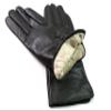The Leather Emporium Women's Gloves Fur Lined Winter Warm Small Dark Green view 4