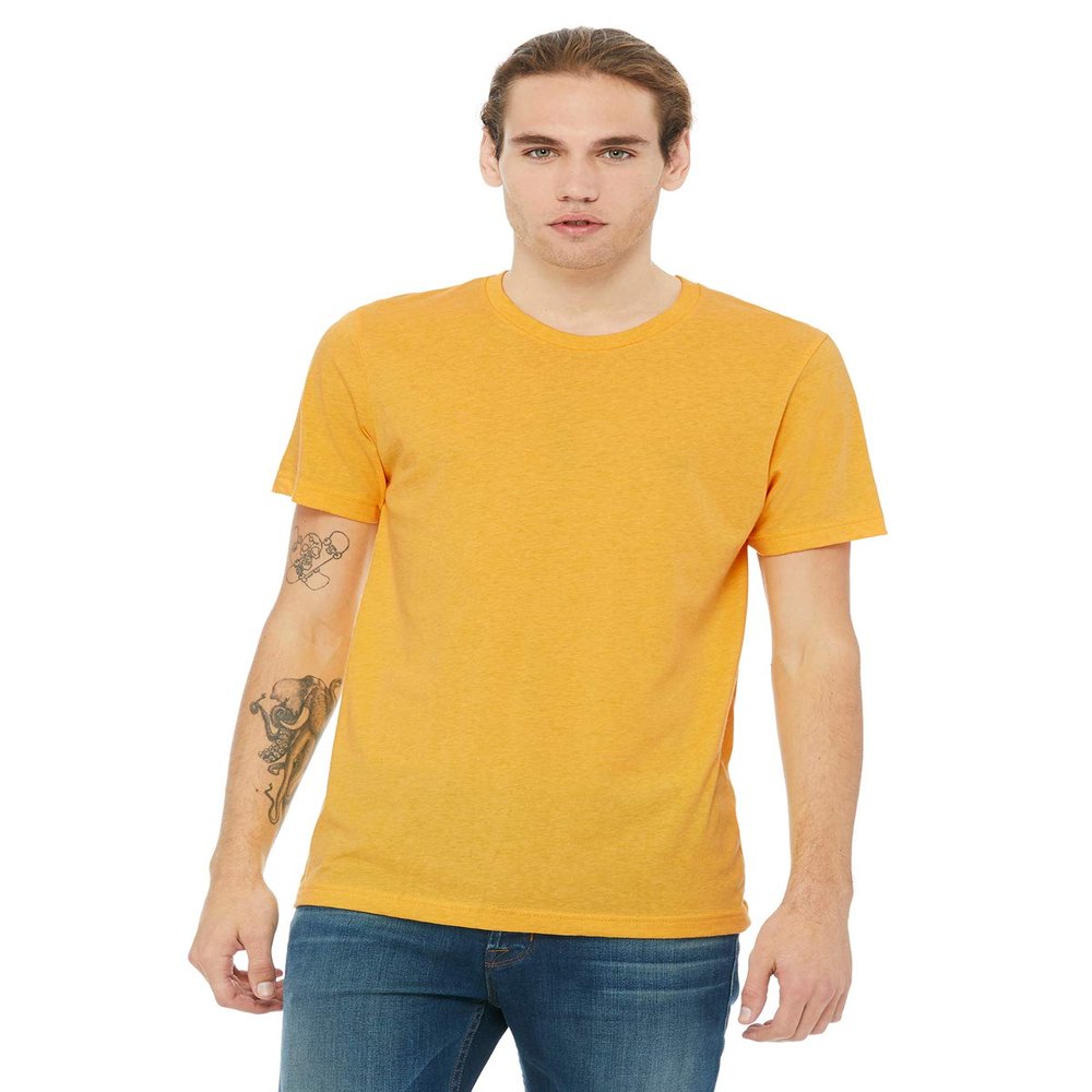 Bella + Canvas Unisex Heather CVC T-Shirt M HTHR YELLOW GOLD