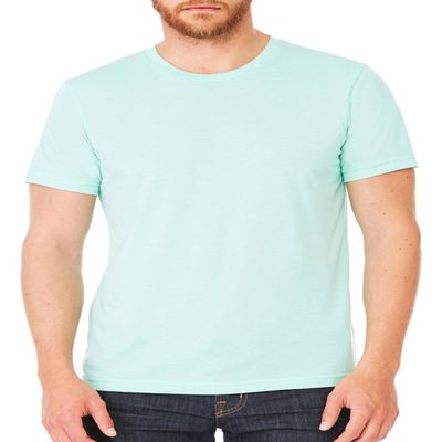 BELLA+CANVAS Perfect Tri-Blend Fashionable T-Shirt, XXX-Large, Mint Triblend