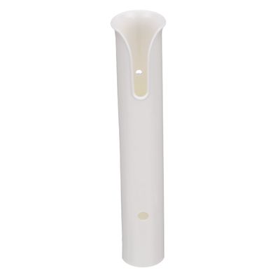 attwood 12708-2 PVC Rod Holder Storage, White PVC Construction, 9 Inches Long, Holds Rod Grips Up to 1 -Inch Diameter, One Size