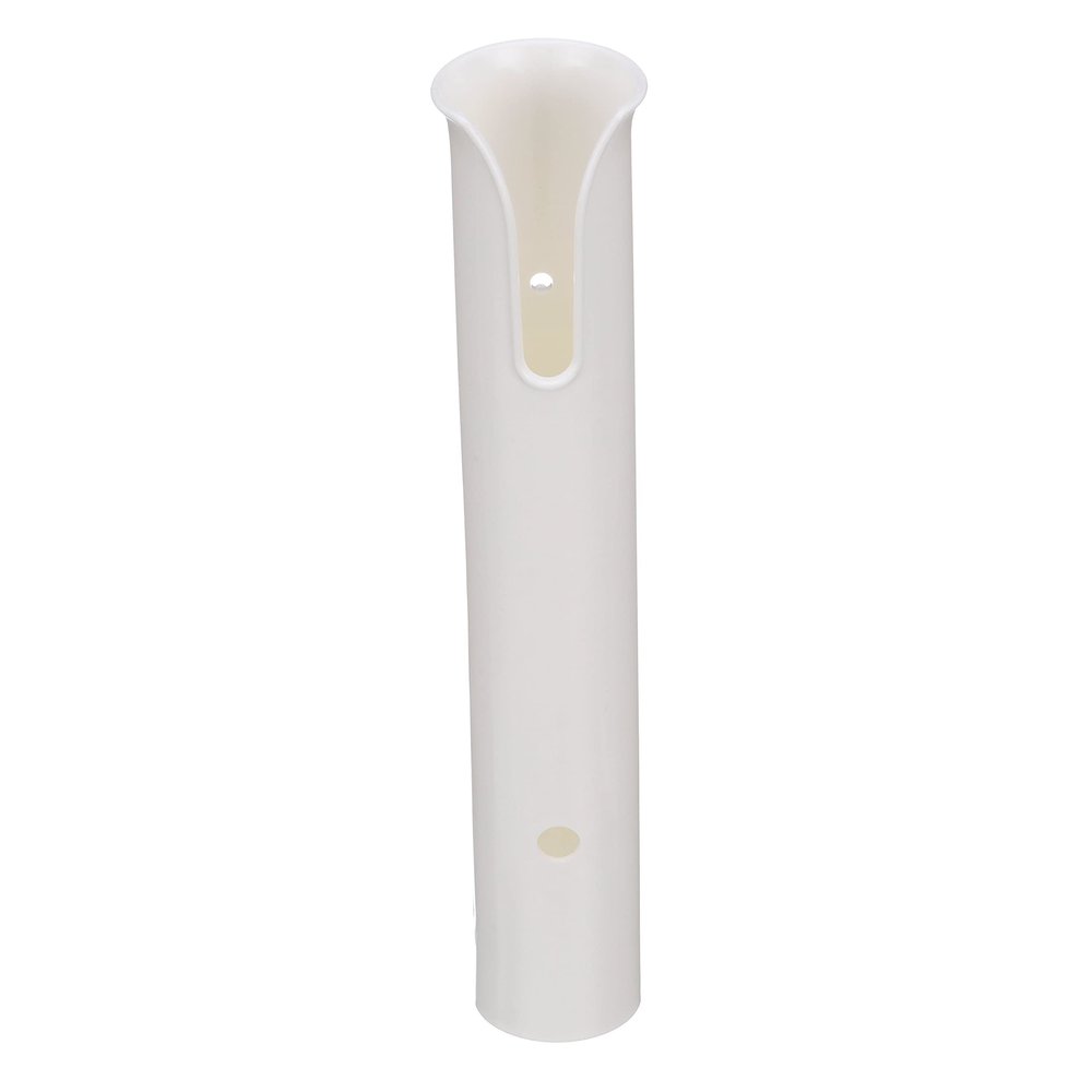 attwood 12708-2 PVC Rod Holder Storage, White PVC Construction, 9 Inches Long, Holds Rod Grips Up to 1 -Inch Diameter, One Size