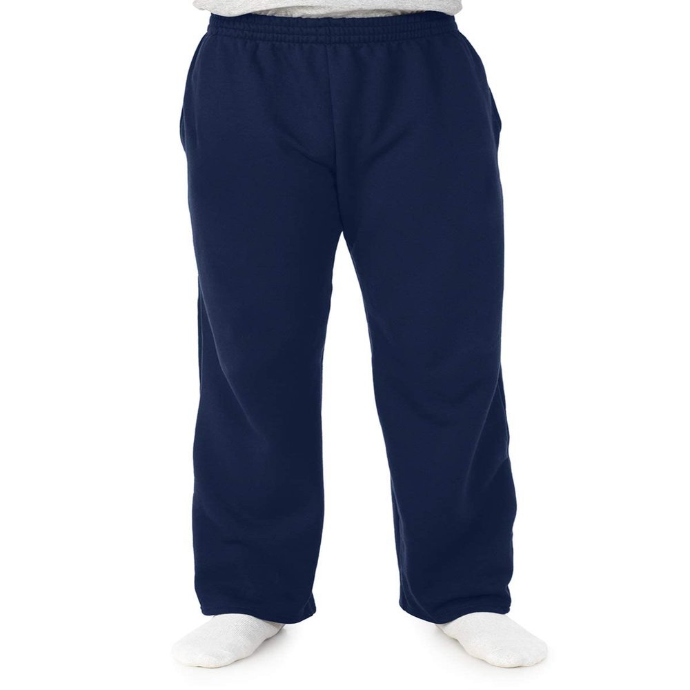 Fruit of the Loom Men's Fleece Sweatpants, Navy, Small