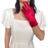 SYAYA Short Satin Opera Gloves, Formal Dancing or Wedding Bridal Glove for 80s & 90s Themed Tea Party or Evening Dance WG-S-G1 (Yellow) view 2