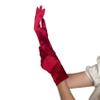 SYAYA Short Satin Opera Gloves, Formal Dancing or Wedding Bridal Glove for 80s & 90s Themed Tea Party or Evening Dance WG-S-G1 (Yellow) view 3