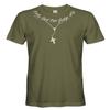 Cybertela Men's Only God Can Judge Me Tattoo Necklace T-Shirt (Olive Green, 3X-Large) view 1