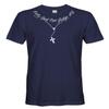 Cybertela Men's Only God Can Judge Me Tattoo Necklace T-Shirt (Navy Blue, 4X-Large) view 1