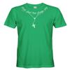 Cybertela Men's Only God Can Judge Me Tattoo Necklace T-Shirt (Kelly Green, Medium) view 1