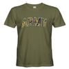 Men's Classic Camouflage Army Military Infantry T-Shirt (Olive Green, 3X-Large) view 1