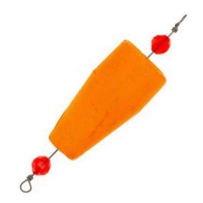 COMAL POPPING FLOAT RIG WEIGHTED 5in ORANGE 12BX