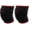 Champro Pro-Plus Low Profile Volleyball Knee Pad, Small, Black, Scarlet view 3