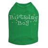 Birthday Boy with Gold Stars Dog Shirt 4XL Kelly Green view 1