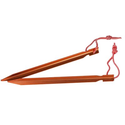 Regatta Alloy Y Tent Pegs (Pack of 5) - Orange