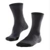 FALKE Men's TK2 Explore Cool Hiking Socks, Mid Calf, Medium Padding, Athletic, Breathable Quick Dry, Cooling, Lyocell, Grey (Asphalt Melange 3180), 6.5-8.5, 1 Pair view 1