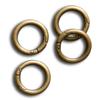 Miche Antique Brass 1.5 inch Carabiner (set of 4) view 1