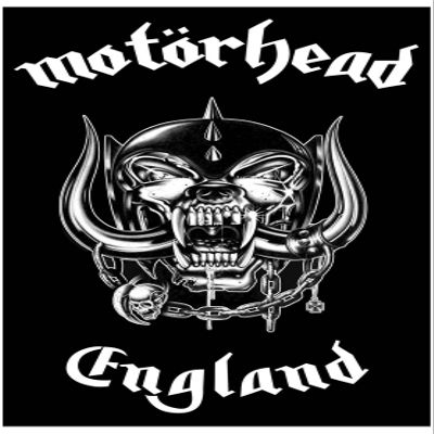 Motorhead England Black Textile Flag