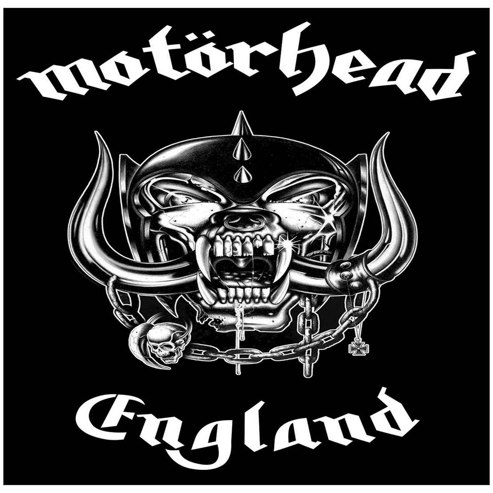 Motorhead England Black Textile Flag