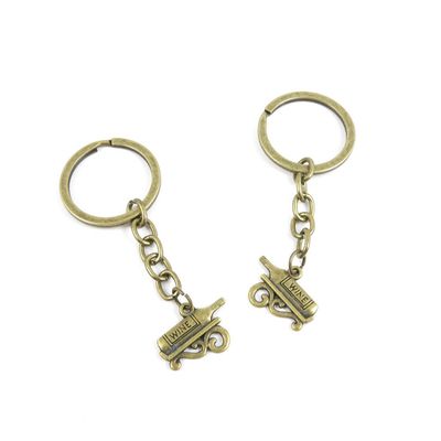 1 Pieces Antique Bronze Keychain Key Chain Tags Keyring Ring Jewelry Making Charms Supplies KC0896 Wine