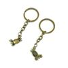 5 Pieces Antique Bronze Keychain Key Chain Tags Keyring Ring Jewelry Making Charms Supplies KC0103 Crab view 1