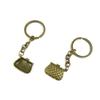 20 Pieces Antique Bronze Keychain Key Chain Tags Keyring Ring Jewelry Making Charms Supplies KC1007 Handbag view 1
