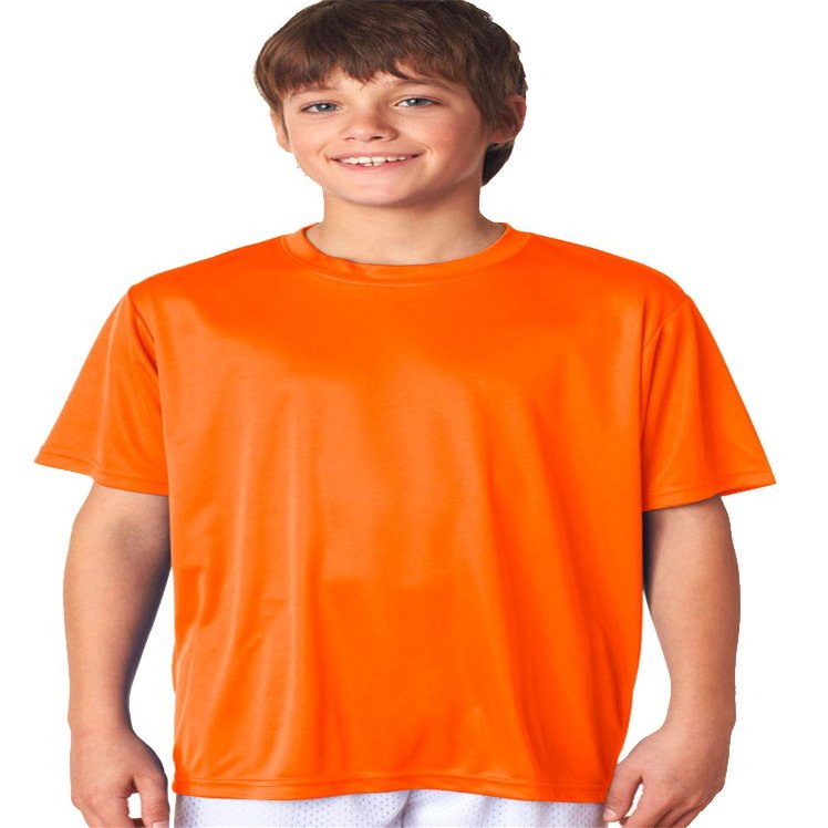 A4 Boys Cooling Performance Tee(NB3142)-Safety Orange-M