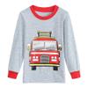 Babygp Boys Pajamas Dinosaur etc Kids Pjs Sets 100% Cotton Toddler long sleeves Sleepwear(White Red,2 Years) view 2