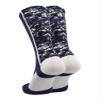 TCK Digital Camo Crew Socks (Navy/White, Small) view 2