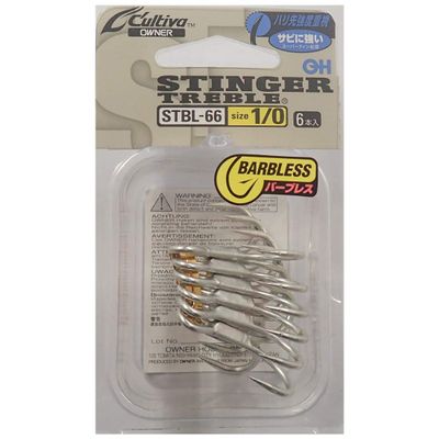 Owner STBL-66 Triple Hook, Stinger Triple Hook, No. 1/0, 11545