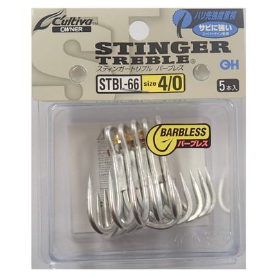Owner 11545 Triple Hook STBL-66 Stinger Triple Hook No. 4/0