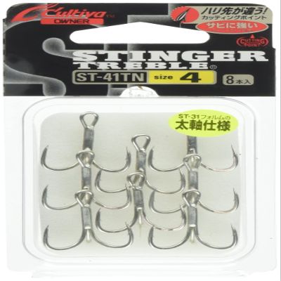 Owner ST-41TN Triple Hook, Stinger Triple Hook, No. 4, 11589