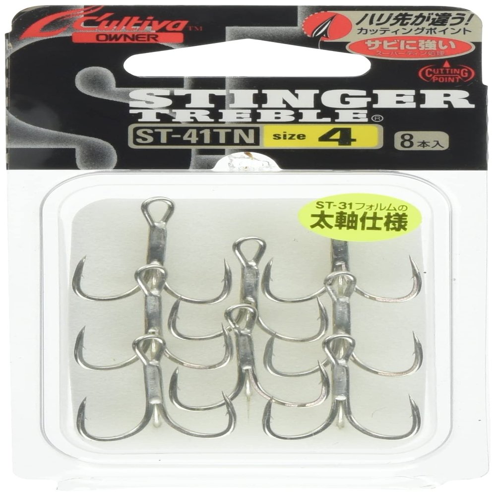 Owner ST-41TN Triple Hook, Stinger Triple Hook, No. 4, 11589