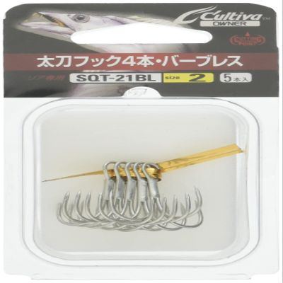 Owner SQT21BL 11622 Quatro Hooks, Tachi Hooks, 4 Pieces