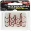 Owner Cartiva ST-46RD Stinger Triple Hook, Red Finish, No. 8 view 1