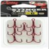 Owner Hook Cartiva ST-46RD Stinger Triple Hook Red Finish No. 6 view 1
