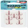 Owner ST-36RD Triple Hook, Stinger Triple Hook, No. 8, Red 11630 view 1
