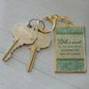 Cathedral Art Abbey & CA Gift Gold Blessed Man Artmetal Key Ring, One Size, Multi view 4