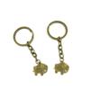 1 Pieces Antique Bronze Keychain Key Chain Tags Keyring Ring Jewelry Making Charms Supplies KC1110 Thai Elephant view 1