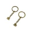 1 Pieces Antique Bronze Keychain Key Chain Tags Keyring Ring Jewelry Making Charms Supplies KC0954 Tea Cup view 1