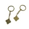 1 Pieces Antique Bronze Keychain Key Chain Tags Keyring Ring Jewelry Making Charms Supplies KC0235 Maple Cabochon Frame Blanks view 1