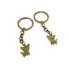 1 Pieces Antique Bronze Keychain Key Chain Tags Keyring Ring Jewelry Making Charms Supplies KC0071 Puppy Dog view 1