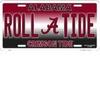 Alabama Crimson Tide Licensed Roll Tide License Plate Tag by Hangtime view 1