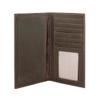 NCAA Alabama Crimson Tide Light Brown Crazyhorse Leather Roper Concho Wallet, One Size by ZEP-PRO view 2