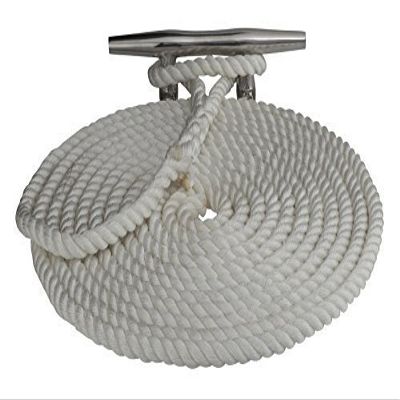 Sea Dog 302112025WH-1 Double Braided Nylon Dock Line, 1/2" x 25' / White by Northern Wholesale Supply, Inc (Boating)