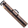 McDermott Wildfire Embossed 2x4 Faux Leather Hard Pool/Billiard Cue Case - Brown view 2