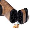 McDermott Wildfire Embossed 2x4 Faux Leather Hard Pool/Billiard Cue Case - Brown view 3