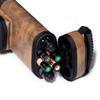 McDermott Wildfire Embossed 2x4 Faux Leather Hard Pool/Billiard Cue Case - Brown view 4