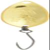 Forest Factor 0.07 oz (1.8 g), No. 1 Ole Gold Spoon Lure view 2