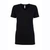 Next Level Women's Lightweight V-Neck Jersey T-Shirt - 1540, Black, X-Small view 1